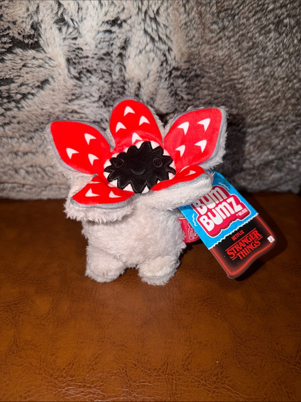 Stranger Things Demogorgon Plush - Gray with Red Flower